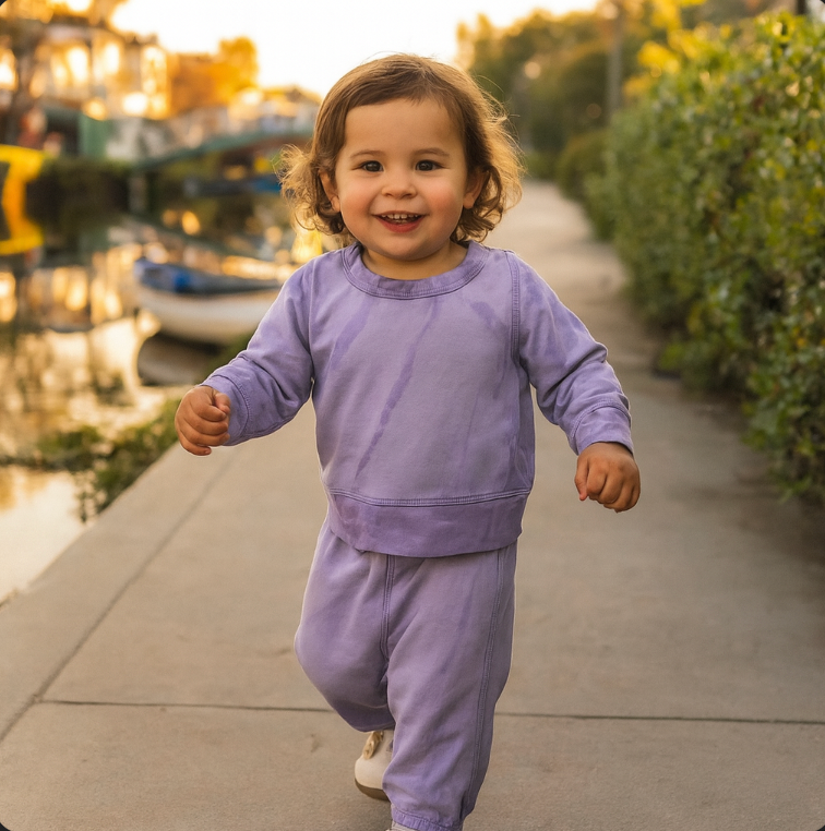 Everyday Luxe: The Tonal Double-Dye Fleece Sets for Baby & Toddler