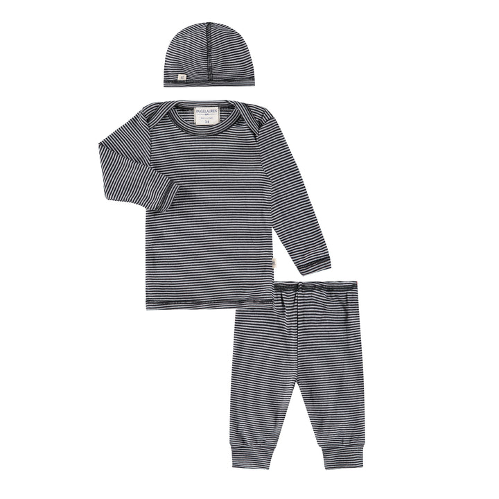 Eco-Rib Beanie, Lap Tee and Legging Sets