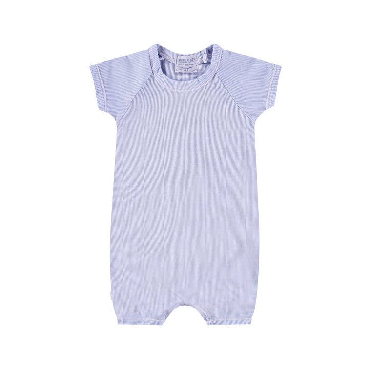 Garment Dye Ribbed Shortall Onesie