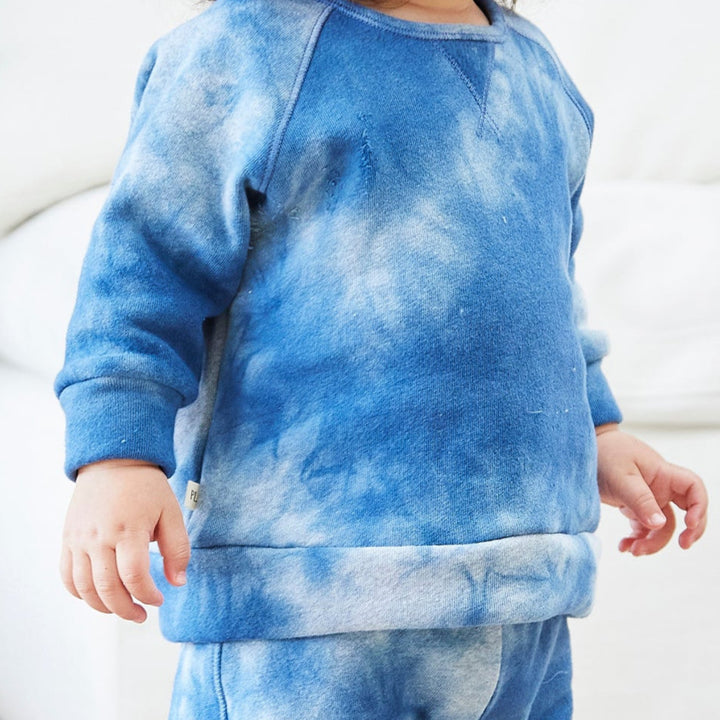 Eco-Marble Heathered Fleece Sweatshirt and Sweatpant Sets