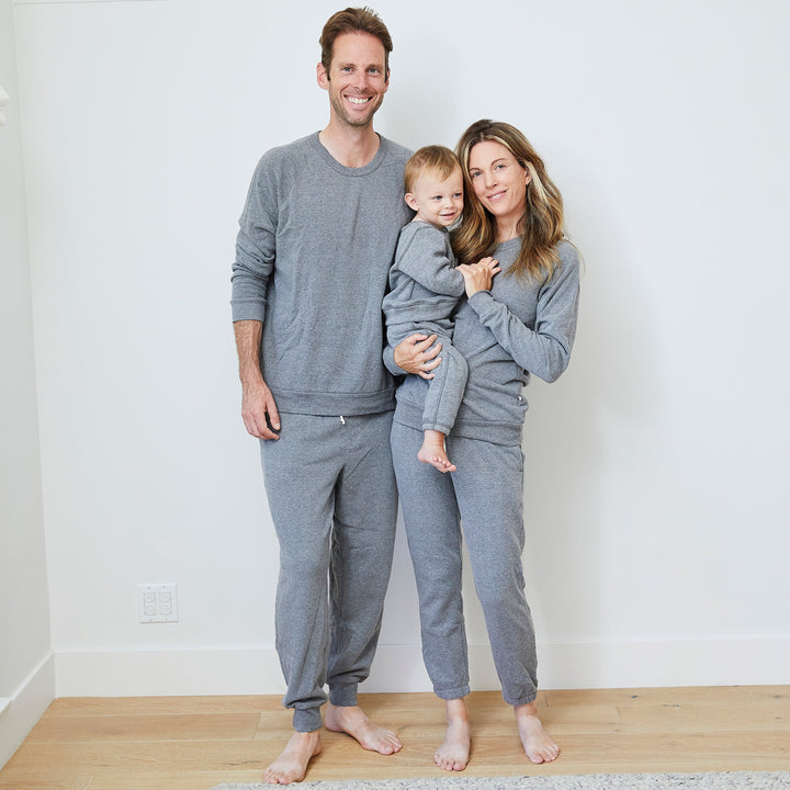 Eco Fleece Heart LA Loungewear Sets-Dad