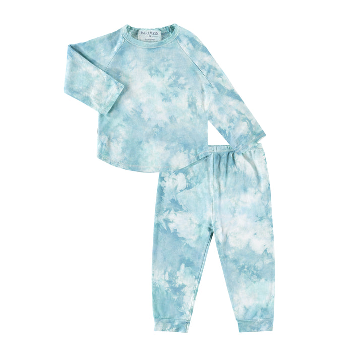 Kid Ultra Light French Terry Garment Dyed Tee and Jogger