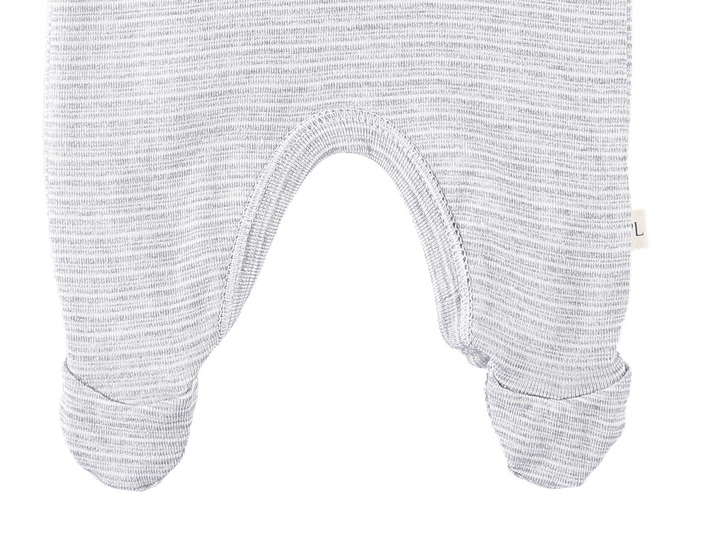 Eco-Rib Lap Tee Footie Pajama