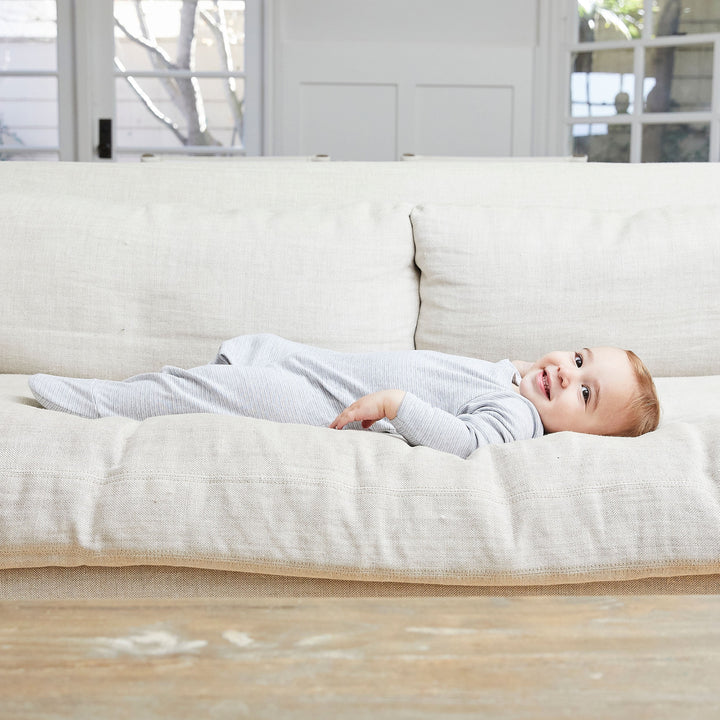 Eco-Rib Lap Tee Footie Pajama