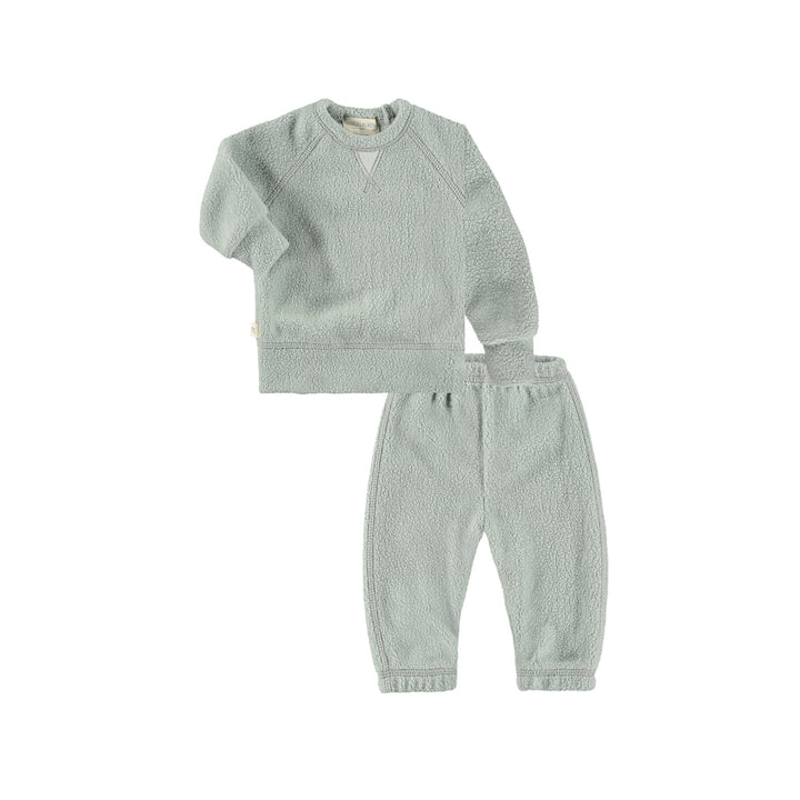 Sherpa Sweatshirt and Sweatpant Sets