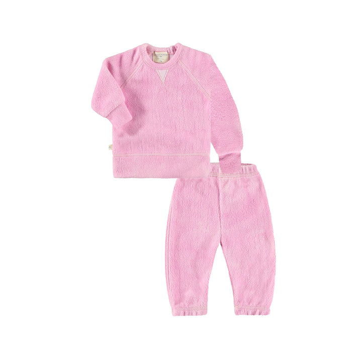 Sherpa Sweatshirt and Sweatpant Sets