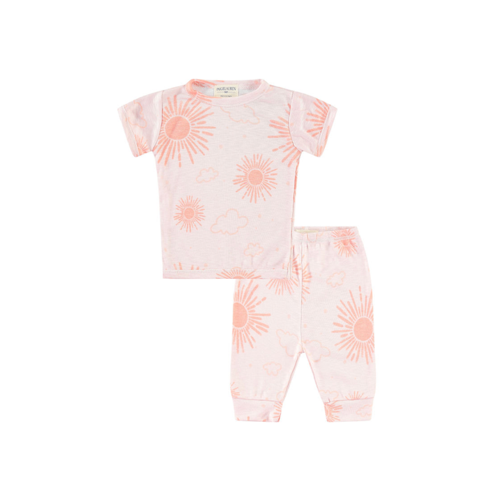 Kid Sun Burst Slub Tee and Legging