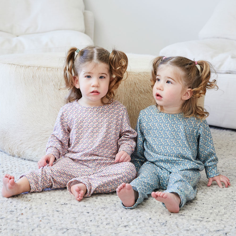 Toddler & Kid Eco Hacci PolkaDot Loungewear Set-Galaxy