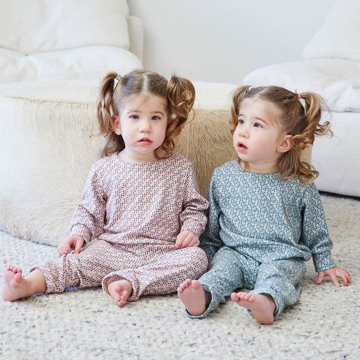 Toddler & Kid Eco Hacci PolkaDot Loungewear Set-Galaxy