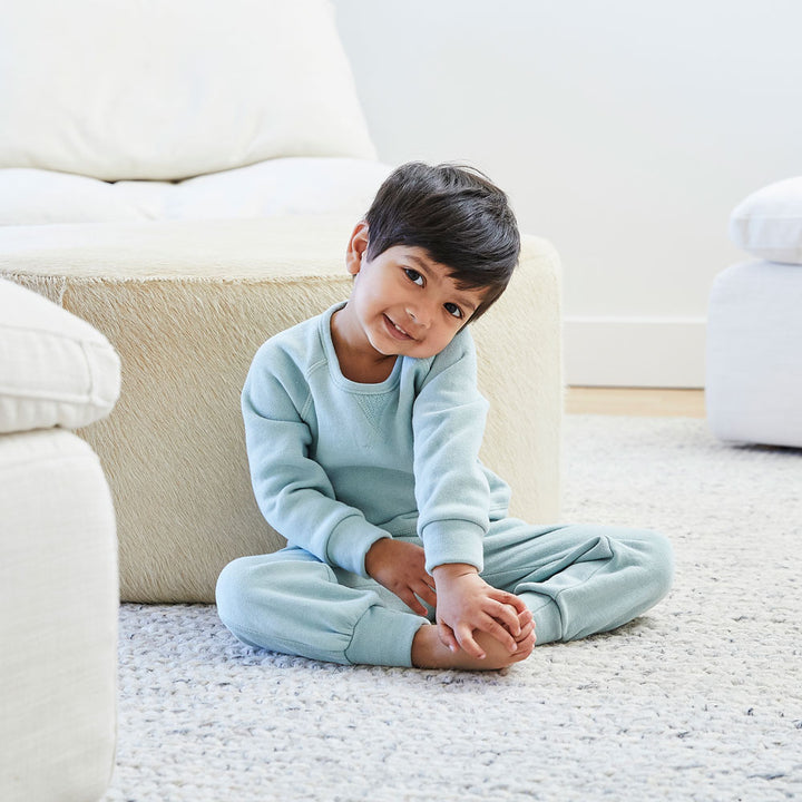 Kid Sherpa Sweatshirt and Jogger Sets