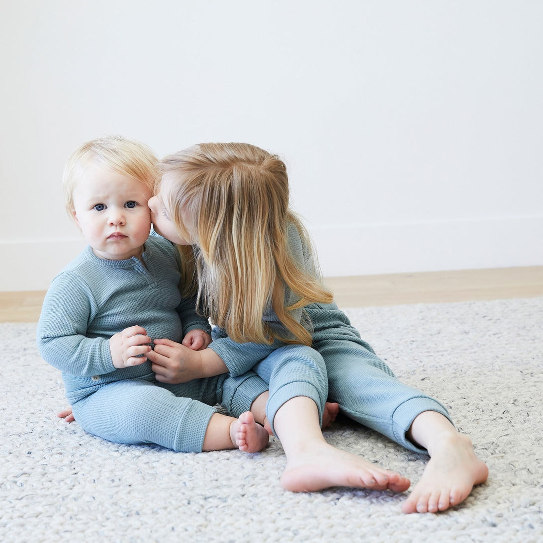 Winter-Ready: Thermal Henley Legging Sets