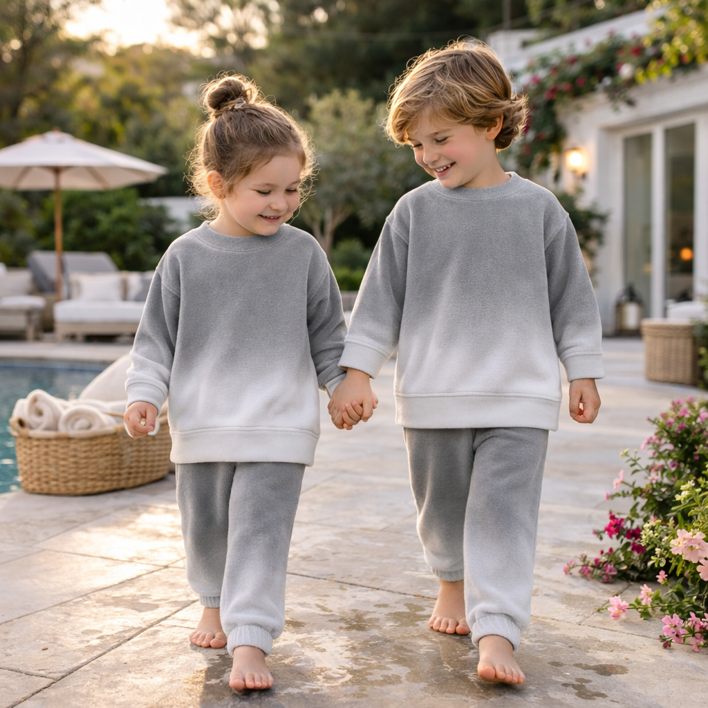 One-of-a-Kind Dip Dye Fleece Set | PAIGELAUREN