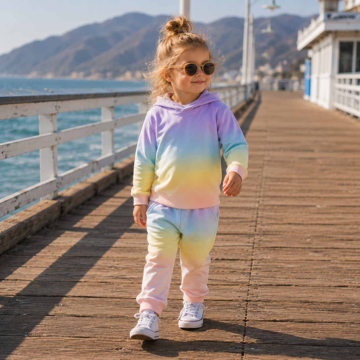 Hand Dip-Dyed 2x1 Rib Baby & Toddler Sets | Made in Los Angeles | PAIGELAUREN