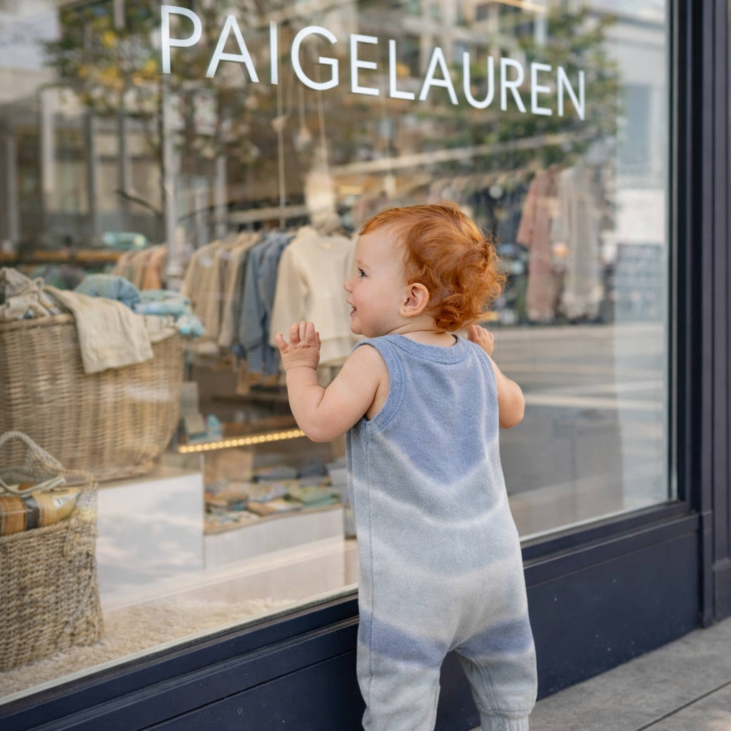 The Softest Hand-Dyed Baby Romper Made in Los Angeles