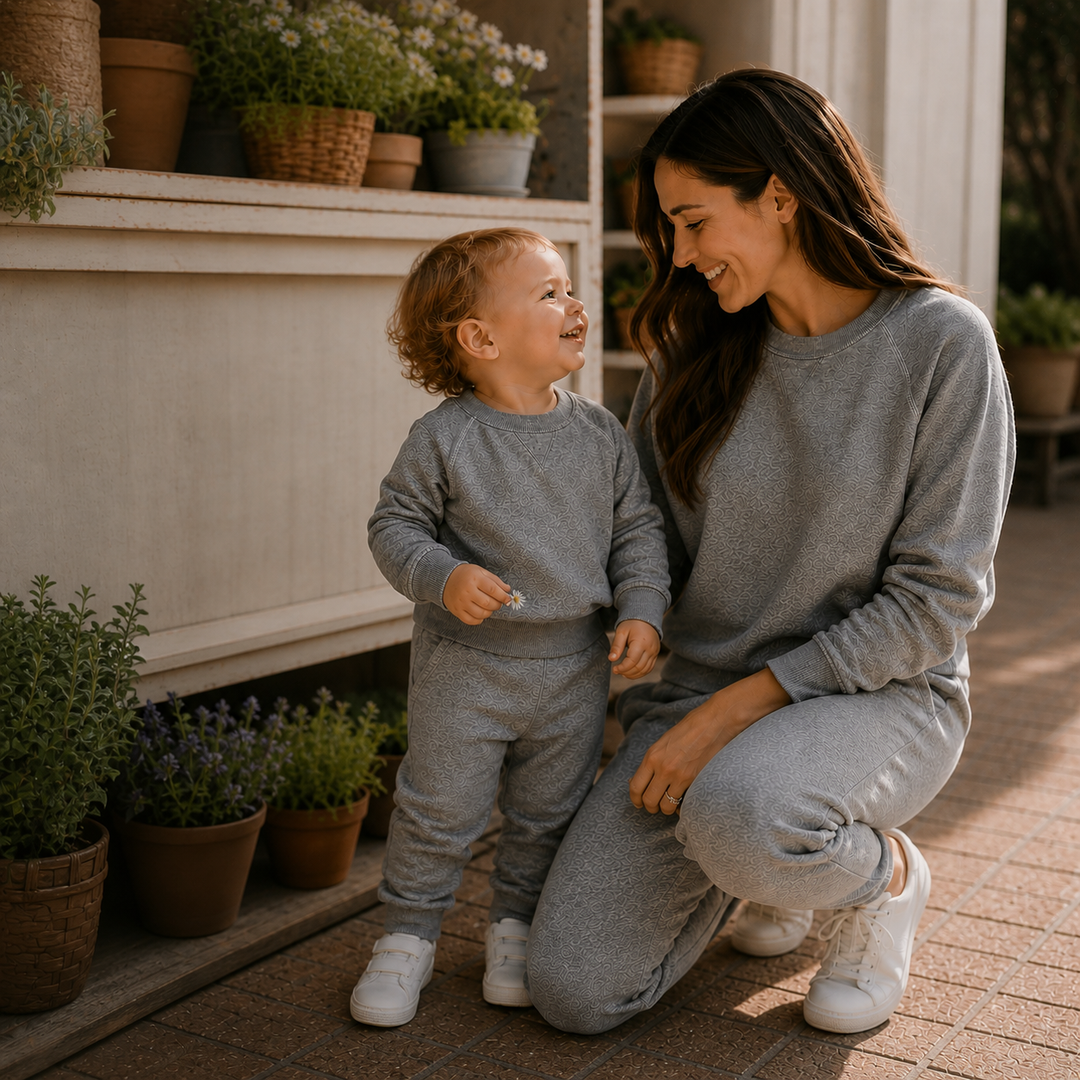 Heathered Fleece, Elevated: The Modern Mom + Mini Essential Made in Los Angeles