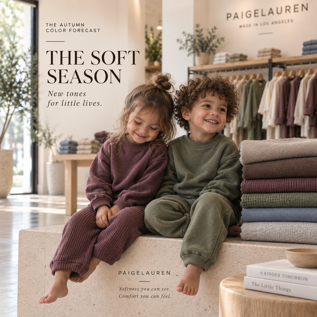 The Autumn Color Forecast: Soft Fall Colors for Baby + Toddler + Kid