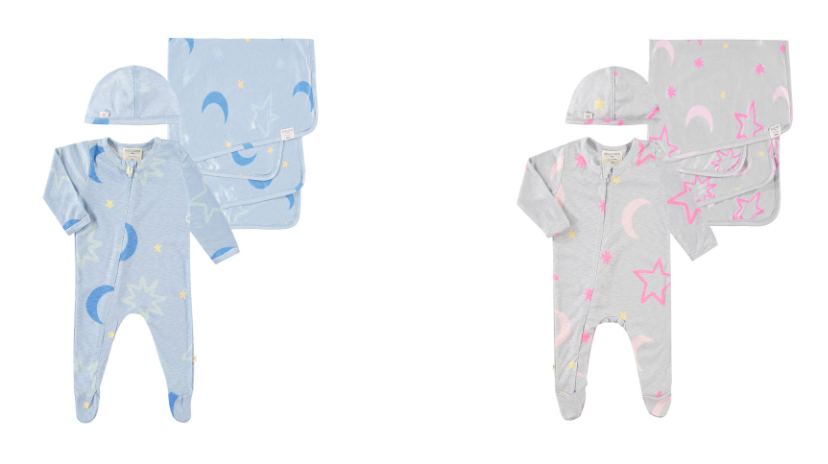 Keep it simple, comfortable, and cute. 3 Essentials: Cap, Romper, Blanket.