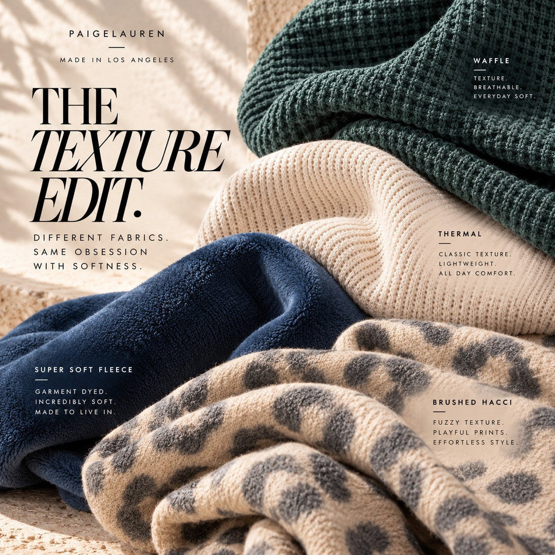 The Texture Edit: Discover PAIGELAUREN's Signature Soft Fabrics