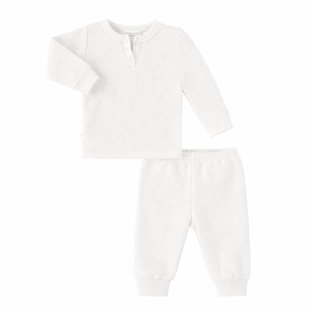 Thermal Mineral Henley Long John Set