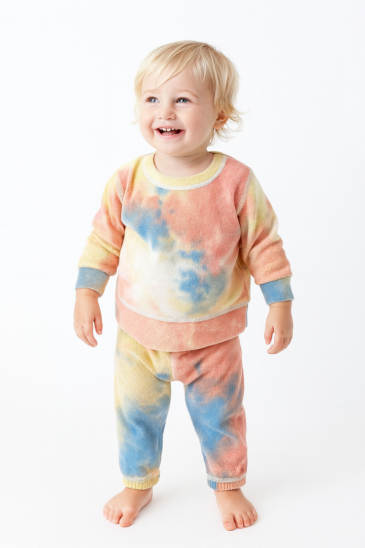 Toddler & Kid Eco Hacci Tie Dye Pullover and Pant