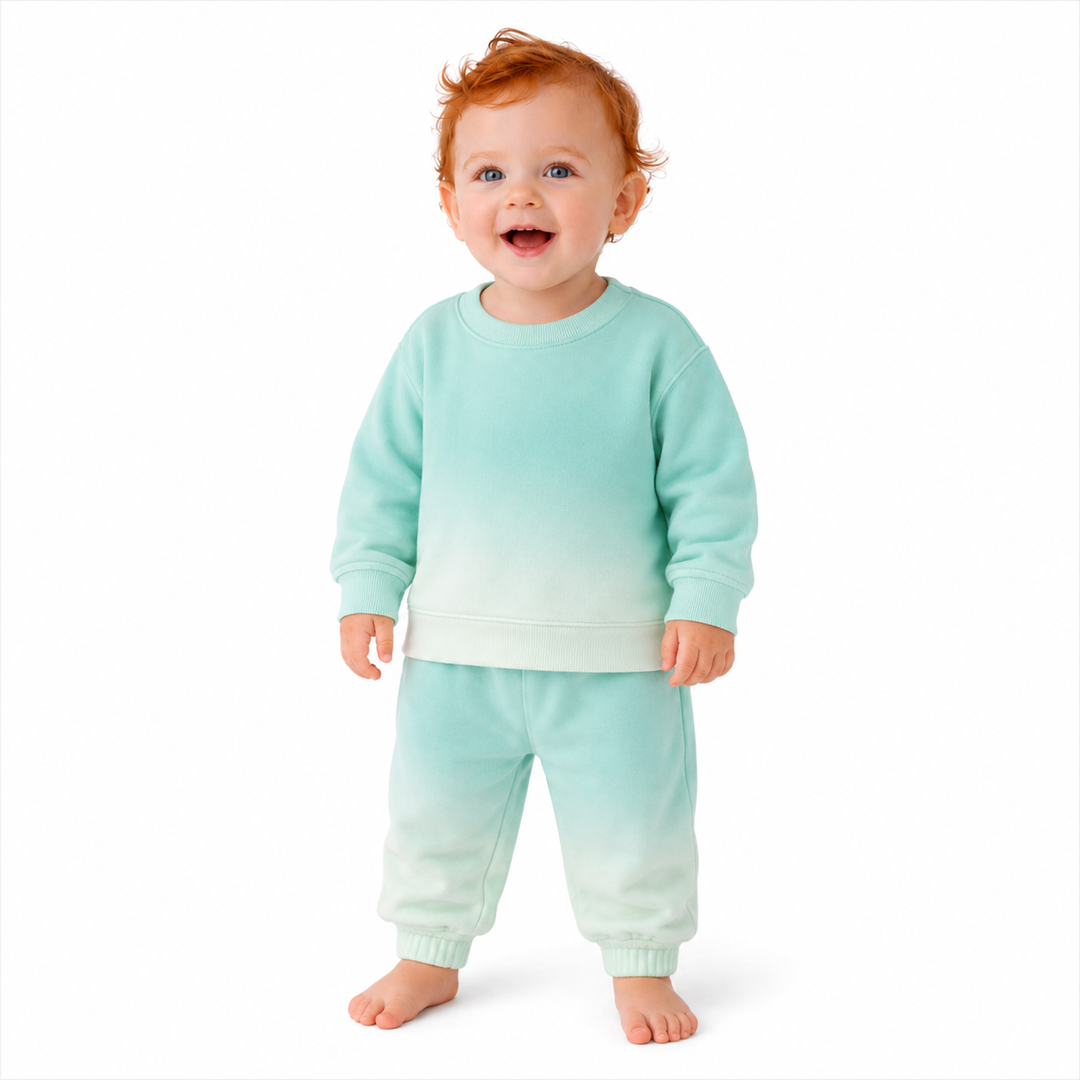Dip Dye Sweatshirt and SweatPant Set