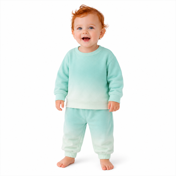 Dip Dye Sweatshirt and SweatPant Set