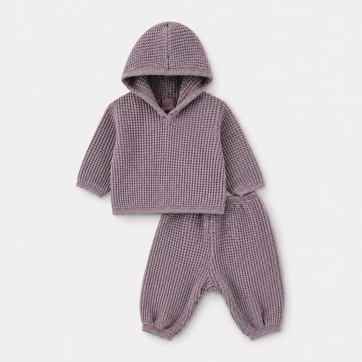 Chunky Thermal Loungewear Hoodie Set