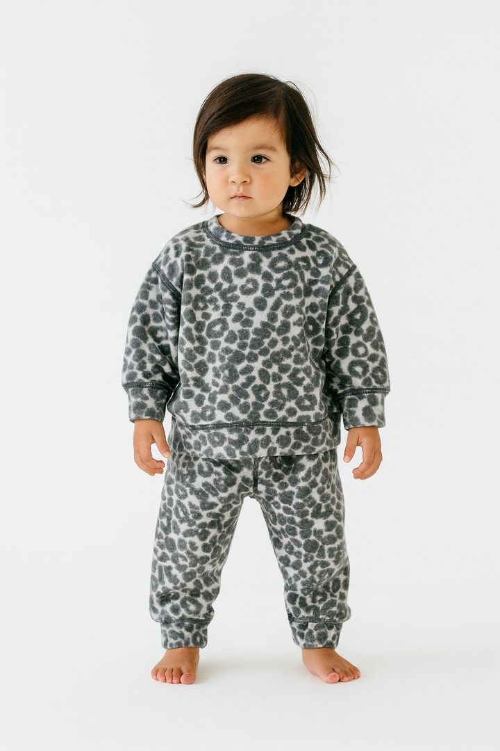 Eco-Animal Fuzzy Loungewear Sets