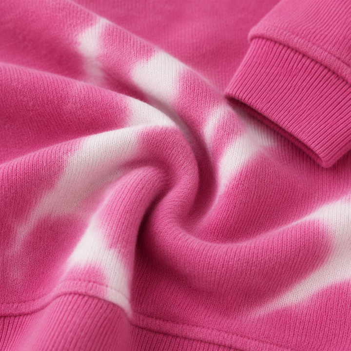 Fleece Hand Dyed Sweatshirt and SweatPant Set