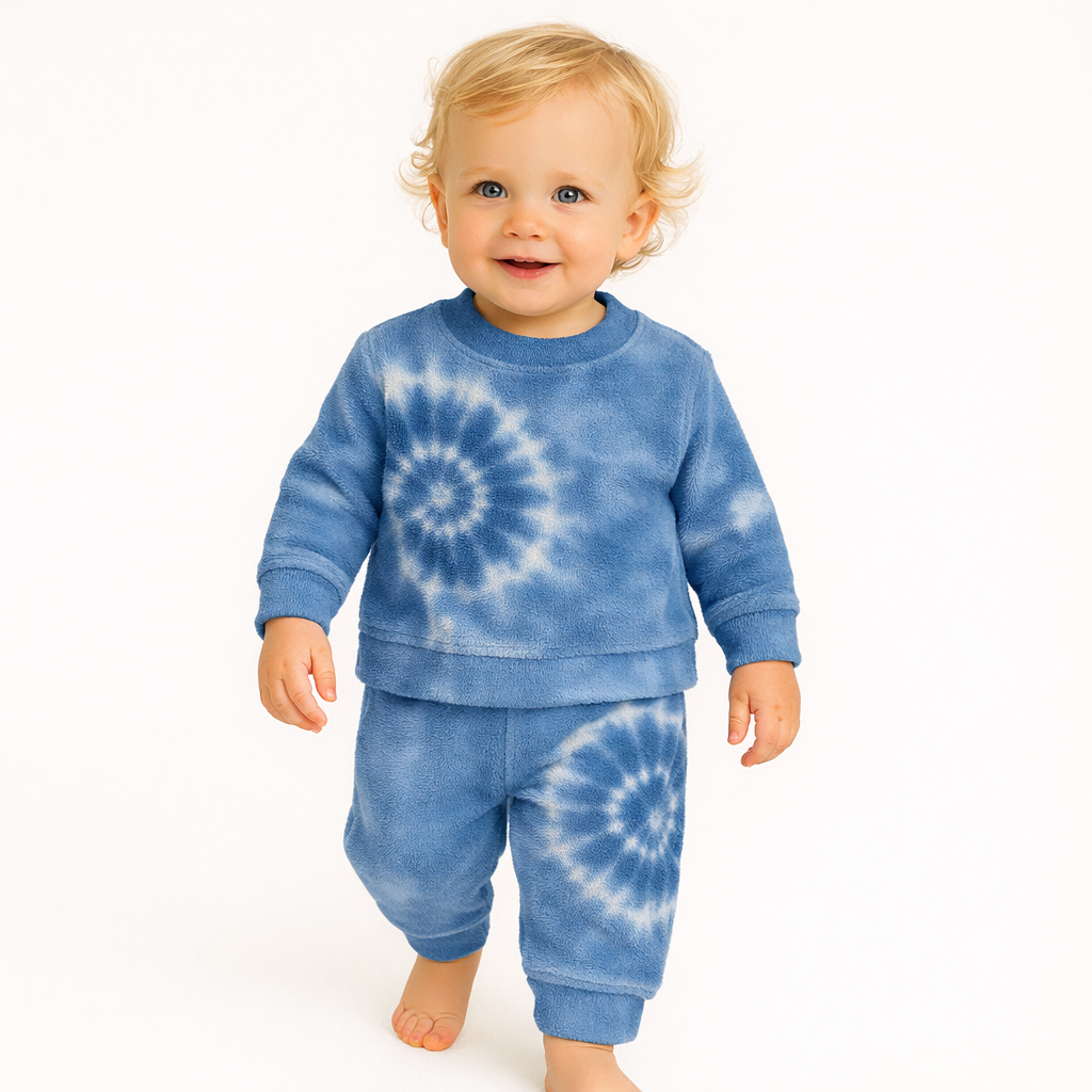 Loop Terry Spiral Pullover and Pant Sets