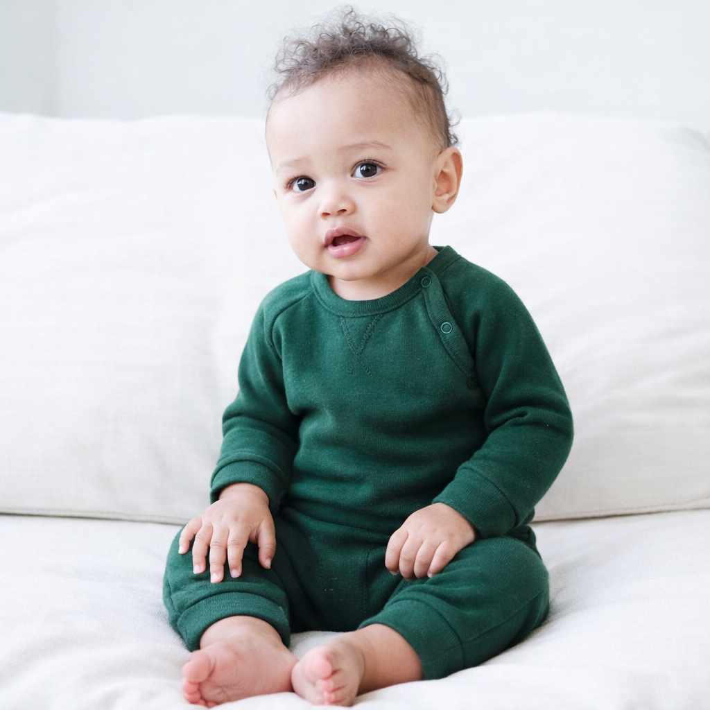 Eco-Fleece Sweatshirt Romper