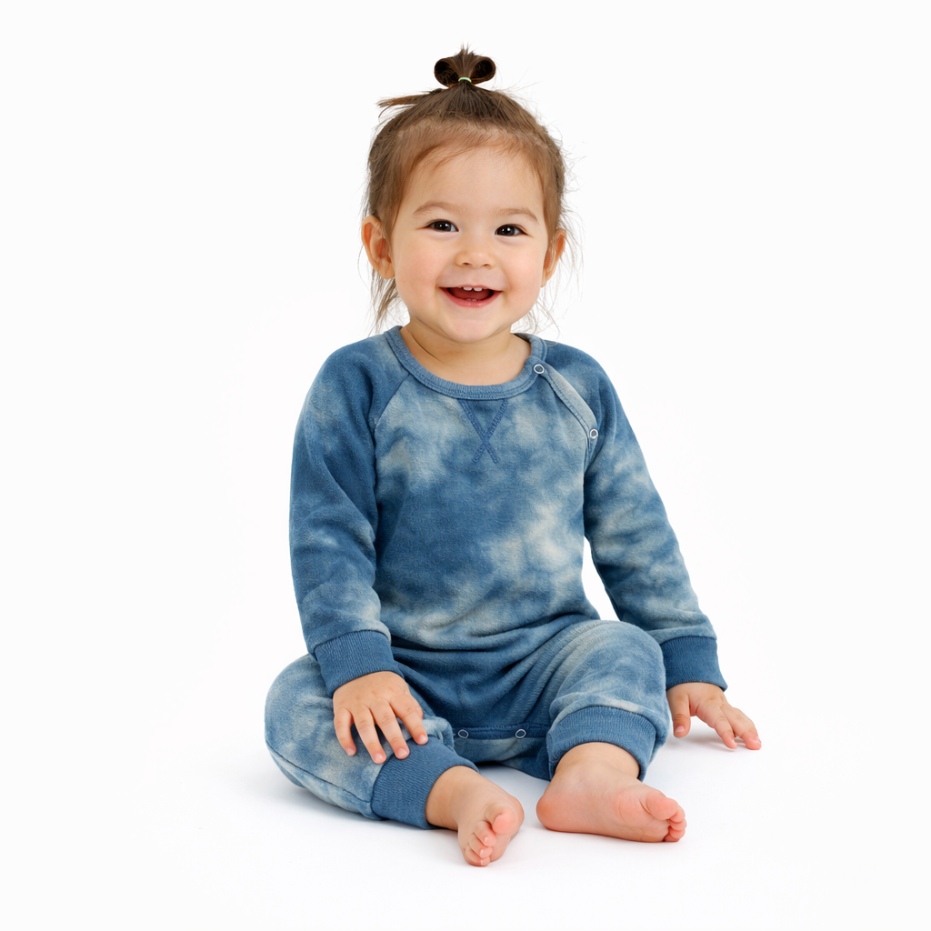 Eco-Fleece Blanket Blend Sweatshirt Romper