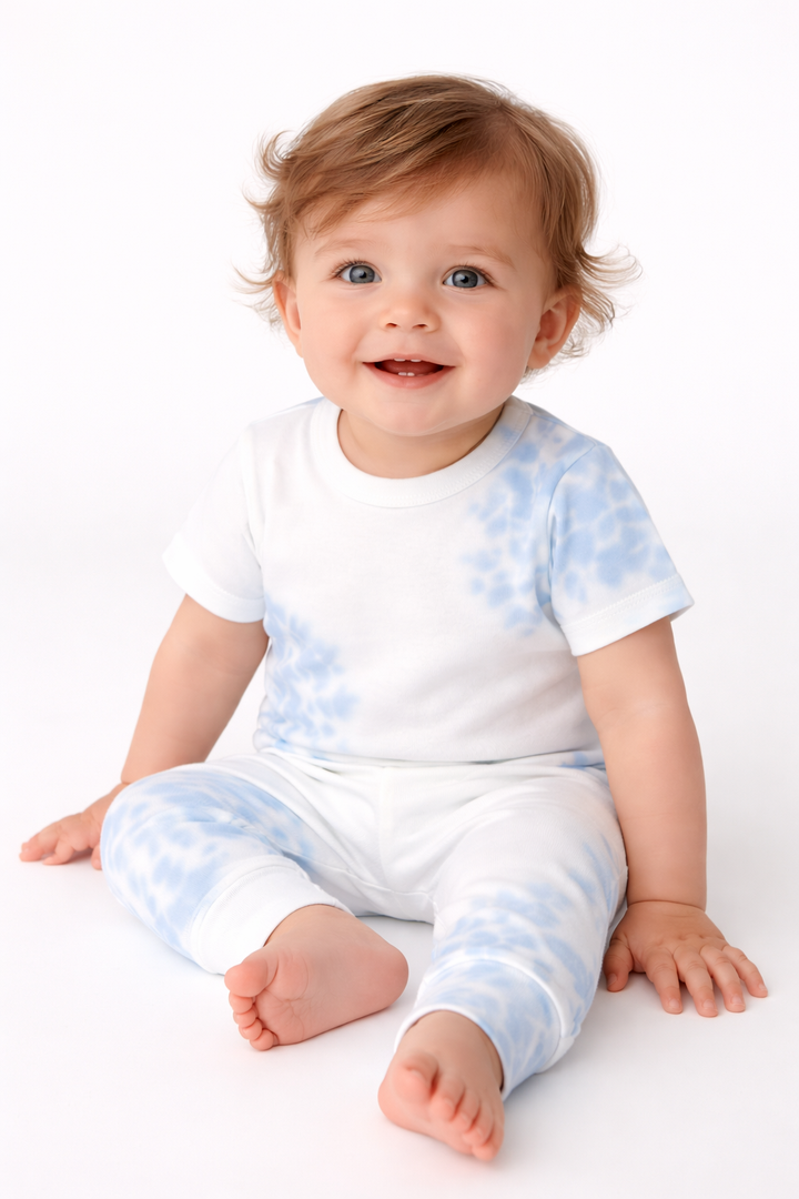 Tie Dye Ribbed Tee and Legging Sets