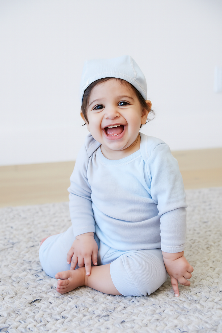 Eco Tie Dye Ribbed Beanie, Lap Tee and Legging Sets