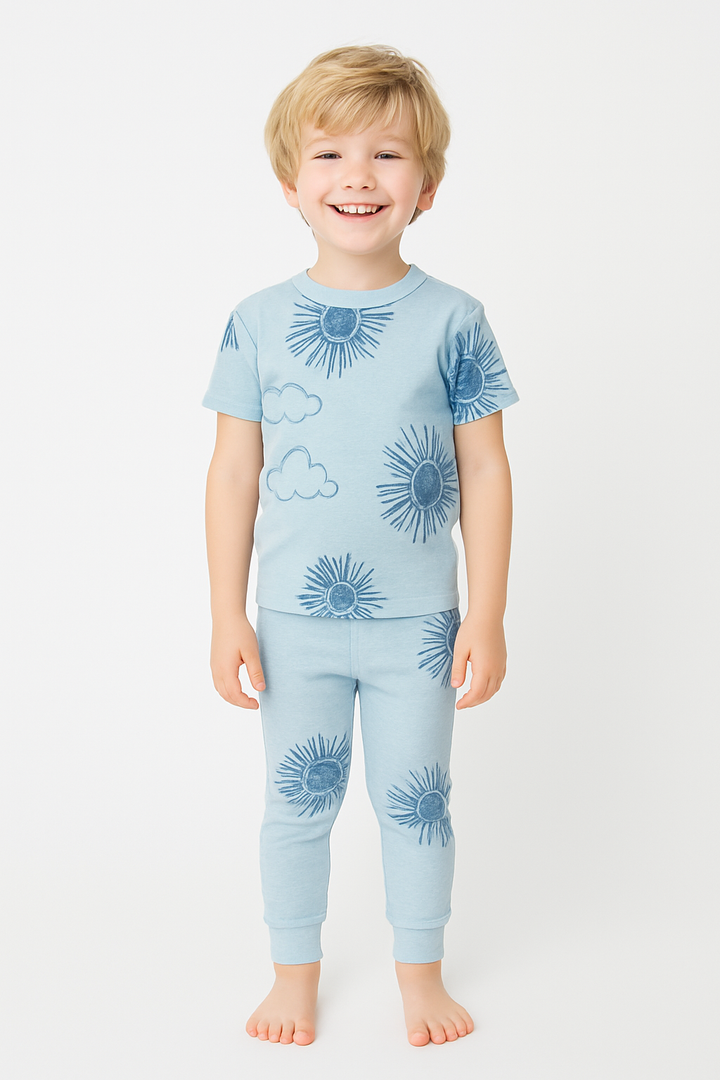 Kid Sun Burst Slub Tee and Legging