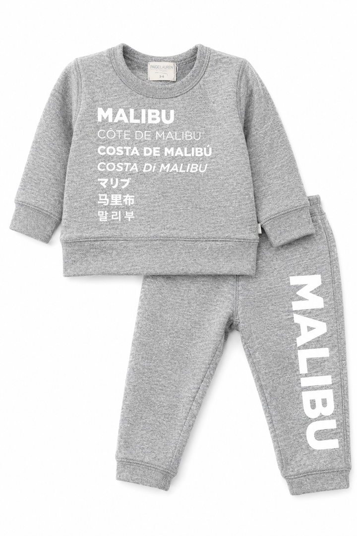 Graphic Vintage - Heathered Fleece Loungewear Sets