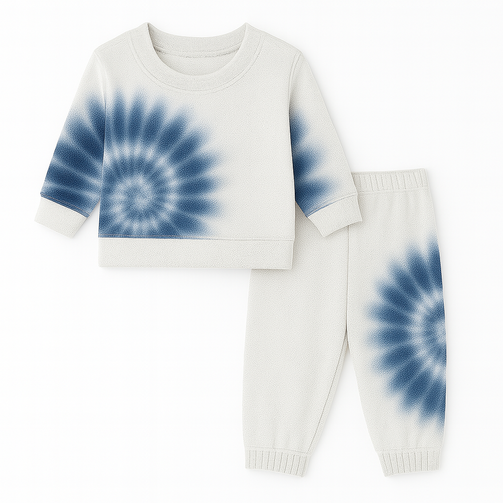 Loop Terry Spiral Pullover and Pant Sets