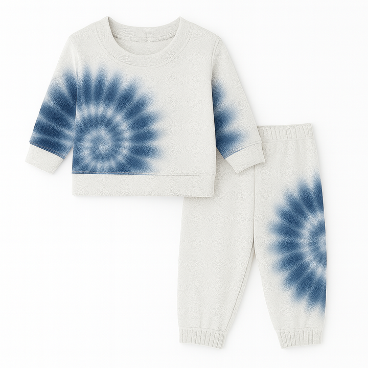 Loop Terry Spiral Pullover and Pant Sets