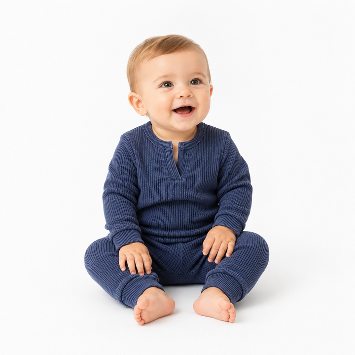 Thermal Mineral Henley Long John Set