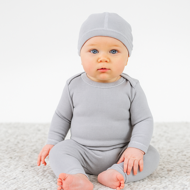 Eco-Rib Beanie, Lap Tee and Legging Sets