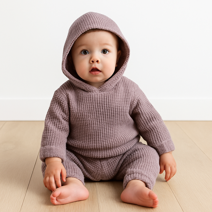 Chunky Thermal Loungewear Hoodie Sets