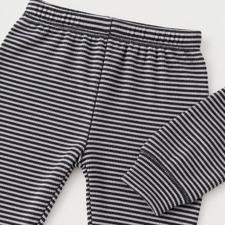 Rib Beanie, Lap Tee and Legging Set