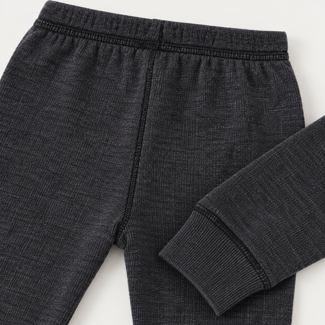 Rib Beanie, Lap Tee and Legging Set