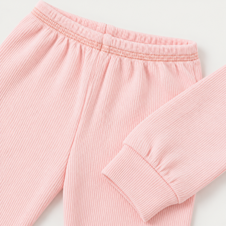 Rib Beanie, Lap Tee and Legging Set