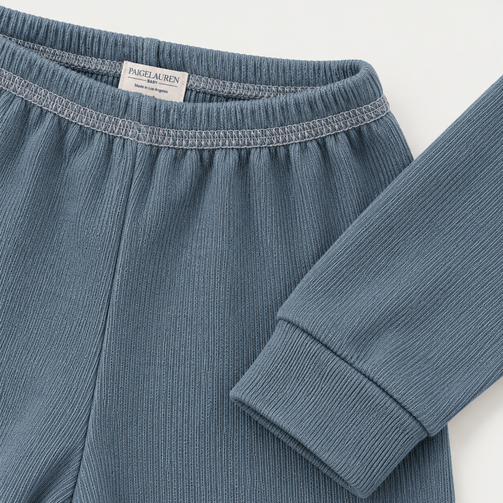 Rib Beanie, Lap Tee and Legging Set