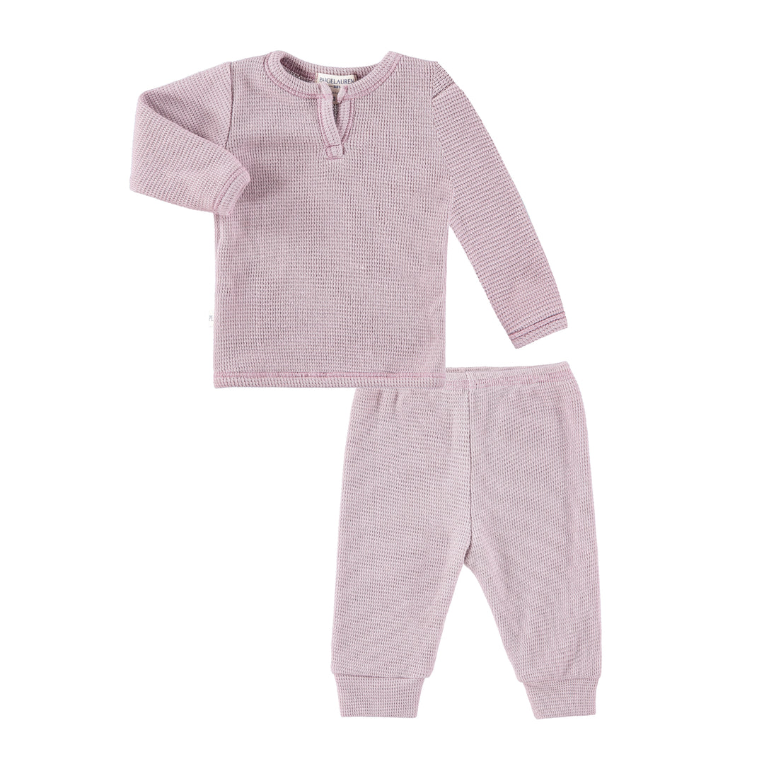 Thermal Mineral Henley Long John Set