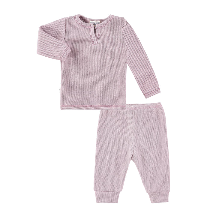 Thermal Mineral Henley Long John Set