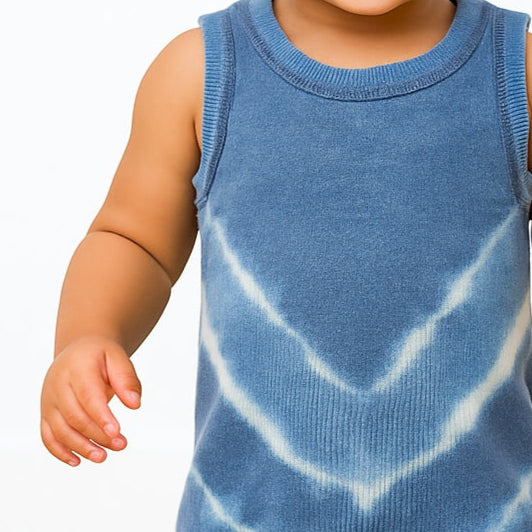 2x1 Tie Dye Tank Overall