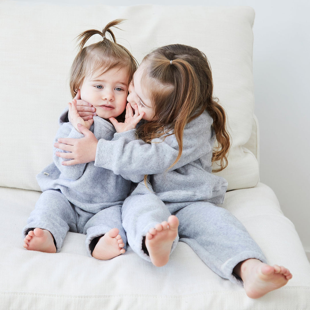 Kid Brushed Fleece Sweatshirt and Sweatpant Sets
