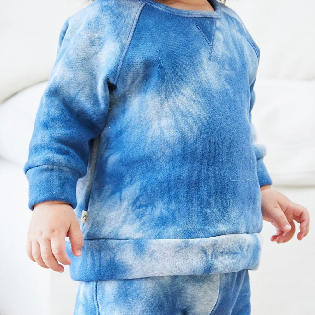 Eco-Marble Heathered Fleece Sweatshirt and Sweatpant Sets